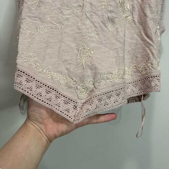 NWOT Free People Intimately Embroidered Tube Top Open Back Size L Cashmere Combo - Picture 5 of 11
